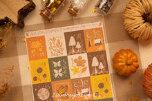 Load image into Gallery viewer, Autumn Stamps Sticker Sheet