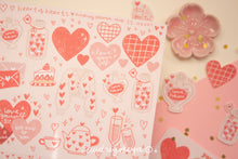 Load image into Gallery viewer, Hearts Stickers / Valentines Stickers