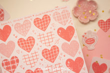 Load image into Gallery viewer, Hearts Stickers / Valentines Stickers