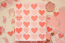 Load image into Gallery viewer, Hearts Stickers / Valentines Stickers