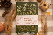Load image into Gallery viewer, You are Enough Autumnal Journals | A5 and TN Travel Size