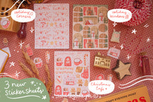 Load image into Gallery viewer, Holiday Windows & Christmas Corners & Christmas Cafe Sticker Sheets