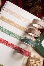 Load image into Gallery viewer, Holiday Christmas Washi Tapes 4 Designs