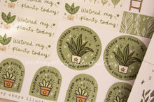 Load image into Gallery viewer, Plant Care Planner Sticker Sheet