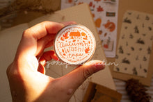 Load image into Gallery viewer, Autumn and Autumn Stars Washi Tape