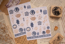 Load image into Gallery viewer, Mid Autumn Moon Lantern Lunar Sticker Sheet