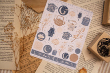 Load image into Gallery viewer, Mid Autumn Moon Lantern Lunar Sticker Sheet