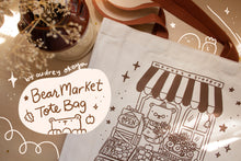 Load image into Gallery viewer, Bear Farmer&#39;s Market Tote Bag
