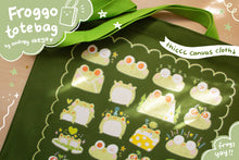 Load image into Gallery viewer, Froggo Totebag
