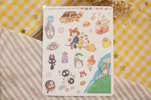Load image into Gallery viewer, Ghibli Sticker Sheet
