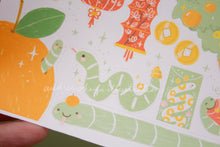 Load image into Gallery viewer, Chinese New Year Sticker Sheets | Year of the Snake Sticker Sheet
