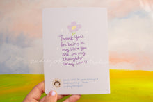 Load image into Gallery viewer, Flowers Thank You Card
