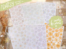 Load image into Gallery viewer, Daisies Sticker Sheets | 6 Different Colors
