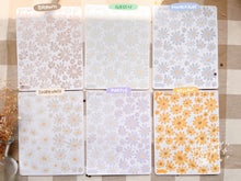 Load image into Gallery viewer, Daisies Sticker Sheets | 6 Different Colors
