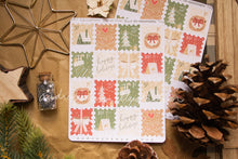 Load image into Gallery viewer, Christmas Holiday Stamps Sticker Sheet
