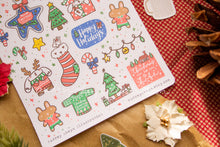 Load image into Gallery viewer, i friggin love Christmas Sticker Sheet | Holiday Sticker Sheet
