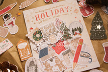 Load image into Gallery viewer, Holiday Christmas Die-Cut Sticker Flakes
