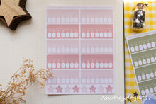 Load image into Gallery viewer, Weekly Habit Tracker Sticker Sheets | 13 Different Colors
