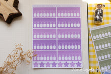 Load image into Gallery viewer, Weekly Habit Tracker Sticker Sheets | 13 Different Colors
