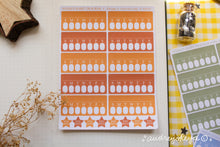Load image into Gallery viewer, Weekly Habit Tracker Sticker Sheets | 13 Different Colors
