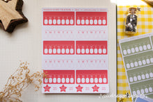 Load image into Gallery viewer, Weekly Habit Tracker Sticker Sheets | 13 Different Colors
