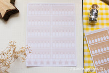 Load image into Gallery viewer, Weekly Habit Tracker Sticker Sheets | 13 Different Colors
