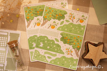 Load image into Gallery viewer, Autumn Corner Sticker Sheet | Grove Corner Sticker Sheet
