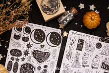 Load image into Gallery viewer, Potions, Moon, &amp; Magic Sticker Sheets - Bujo Planner Stickers - 4 different designs
