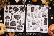 Load image into Gallery viewer, Potions, Moon, &amp; Magic Sticker Sheets - Bujo Planner Stickers - 4 different designs
