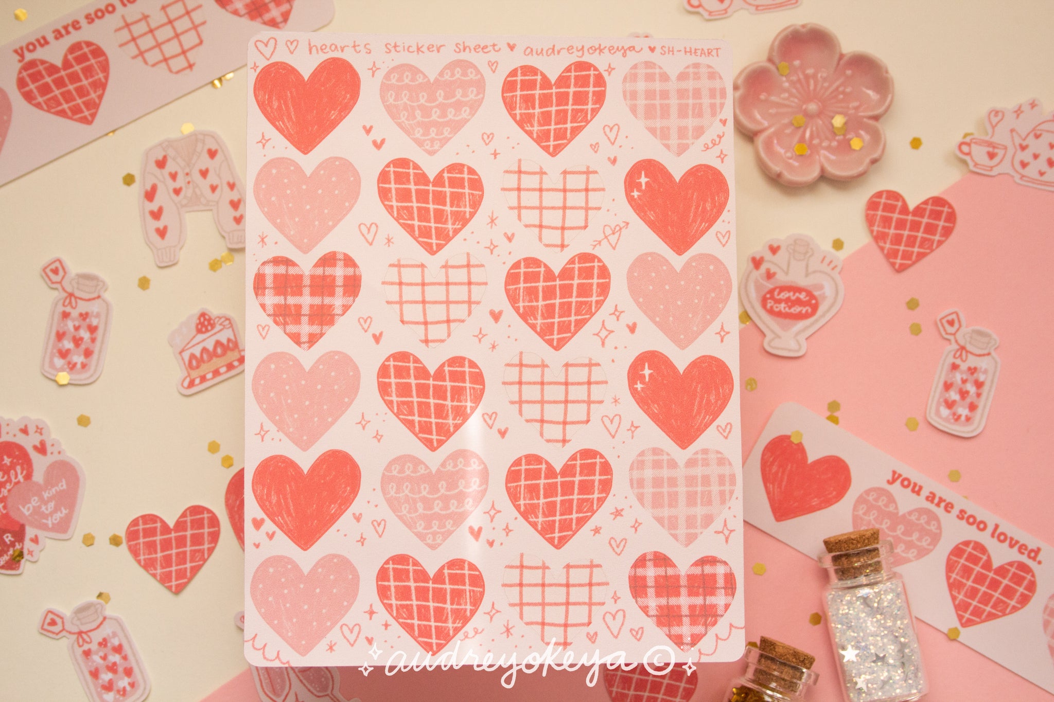 Valentine's Day Stickers – Paper Hearts Planner Co.