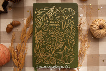 Load image into Gallery viewer, You are Enough Autumnal Journals | A5 and TN Travel Size
