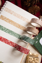 Load image into Gallery viewer, Holiday Christmas Washi Tapes 4 Designs
