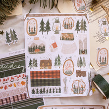 Load image into Gallery viewer, Evergreen Forest Sticker Sheet
