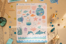 Load image into Gallery viewer, Sealife Underwater Sticker Sheet
