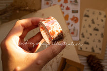 Load image into Gallery viewer, Autumn Collection Washi Tapes 5 Different Designs
